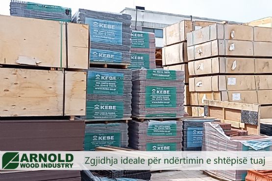 Arnold Shpk, Panele druri per cati, Panele OSB per cati, Pllaka druri, Pllaka Betofilm Peri, Dru i Bardhë Chromolux Kit Aqua, Pllaka OSB Kronobuild, Pllakë OSB 1220mm x 2440mm, Pllakë Plywood 1220mm x 2440mm, Dru austriak pishe bredhi